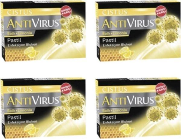 Cıstus Antivirus Pastil Ballı Limonlu 4 Adet - Image 1