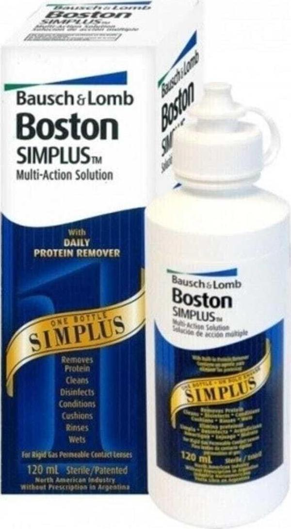 Bausch & Lomb Boston Multi Action Sımplus Sert Lens Solüsyonu 120 Ml - Image 1