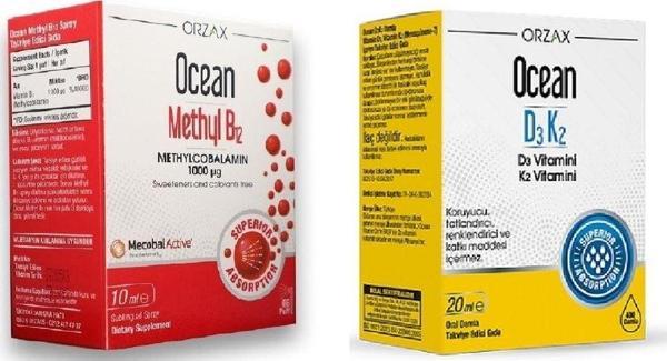 Ocean D3K2 Damla Ve Methyl B12 10 Ml Sprey - Image 1