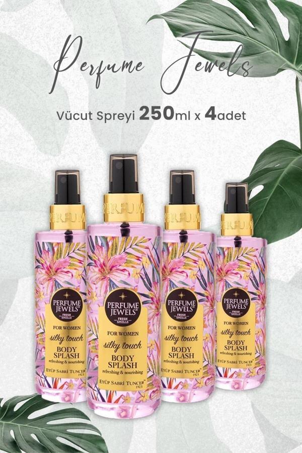 Eyüp Sabri Tuncer Pj Body Splash Silky Touch 250 Ml X 4 Adet - Image 1