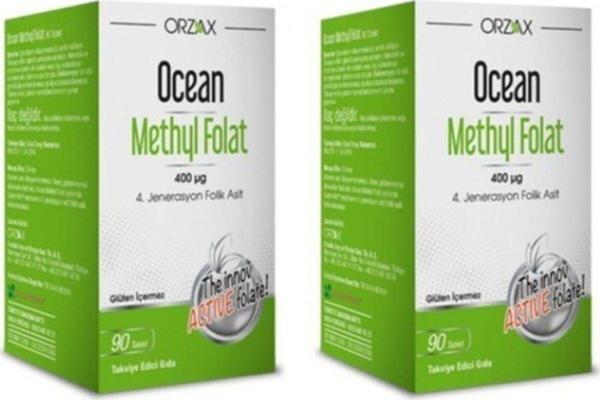 Ocean Methyl Folat 400 Mcg 30 Tablet X2 Adet - Image 1
