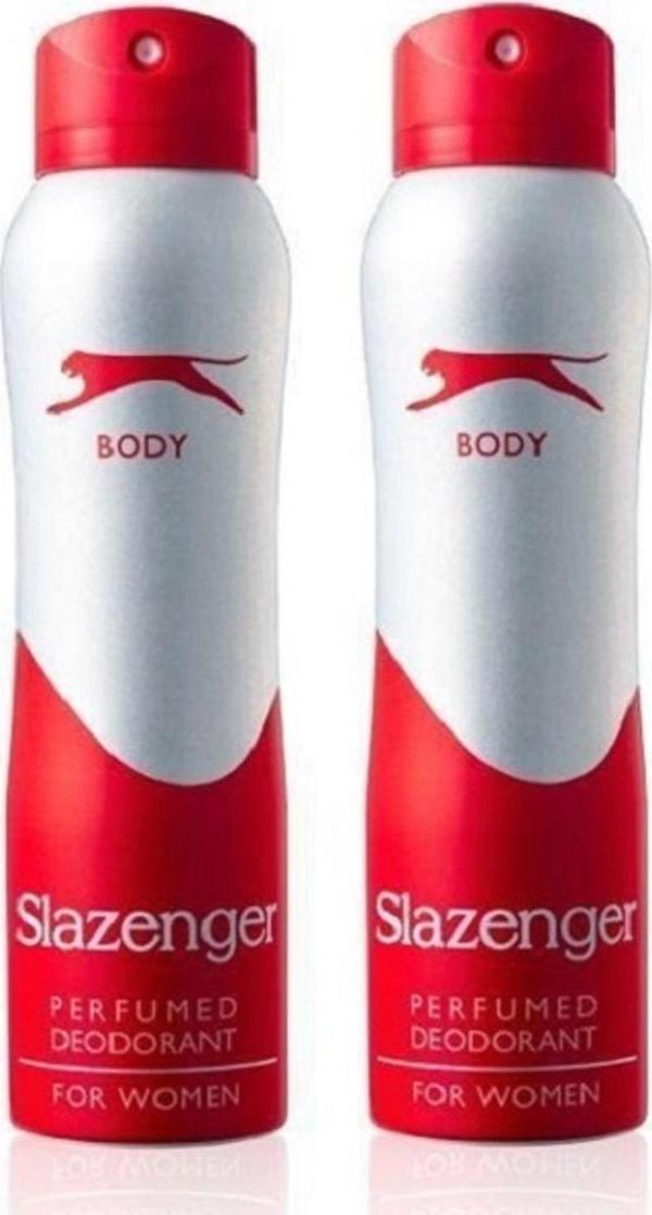 Slazenger Deodorant Kırmızı Women 150 Ml 2Li - Image 1