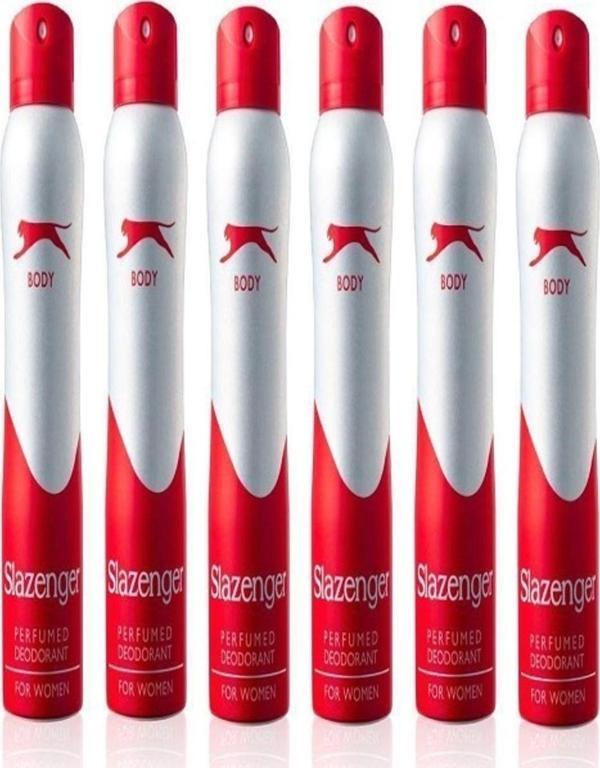 Slazenger Deodorant Kırmızı Women 150 Ml 6Lı - Image 1