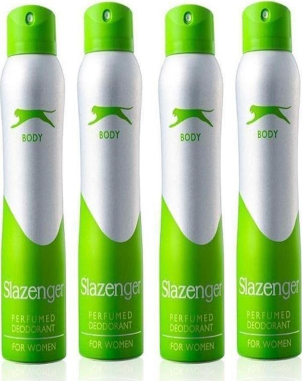 Slazenger Deodorant Yeşil Women 150 Ml 4Lü - Image 1