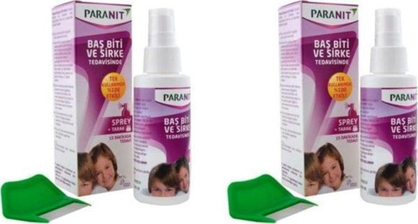 Paranit Böcek Ilacı Içermeyen Bit Spreyi X2 Adet - Image 1