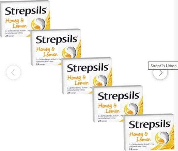 Strepsils Bal & Limon Aromalı 24 Pastil 5 Adet - Image 1