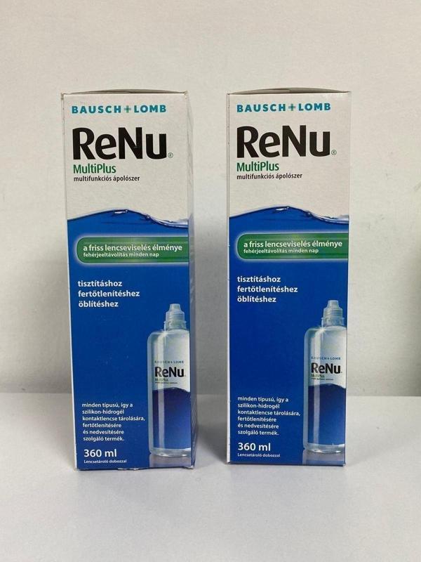 Renu Bausch Lomb Multiplus Çok Amaçlı Lens Solüsyonu 360 Ml 2 Adet - Image 1