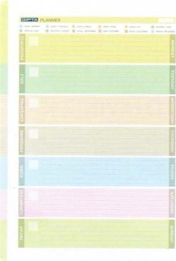 Gıpta Planner 20X28 52 Yaprak Defter - Image 1