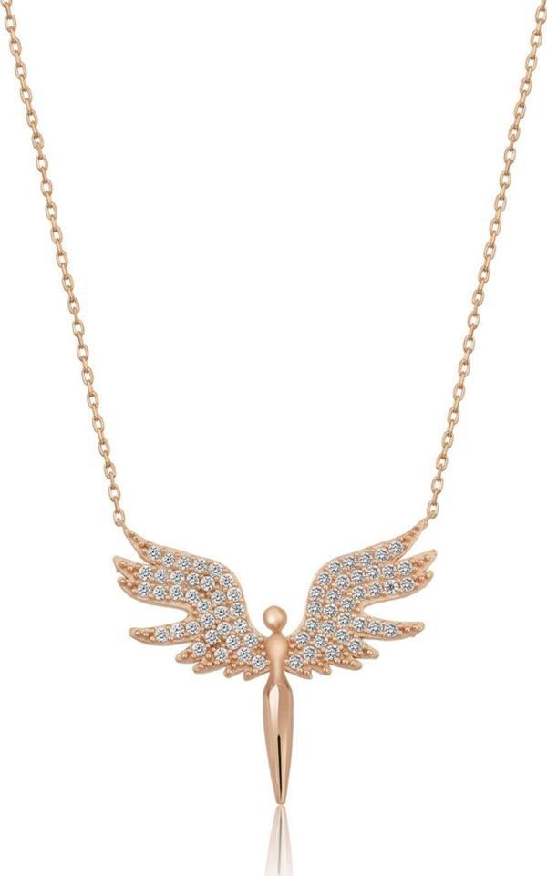 925 Ayar Mikail Meleği Gümüş Kolye - Image 1