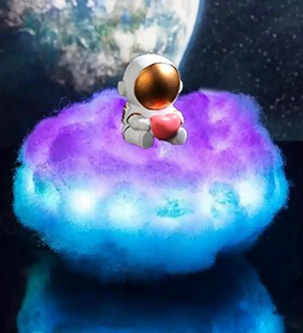 Hediyebiziz Bulut Üzerindeki Dekoratif Astronot Işık - Image 1