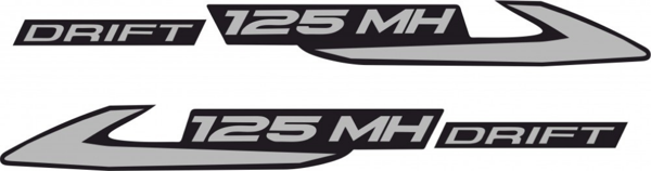 125 MH DRİFT KUYRUK KAPORTA STİCKERİ TAKIM - Image 1