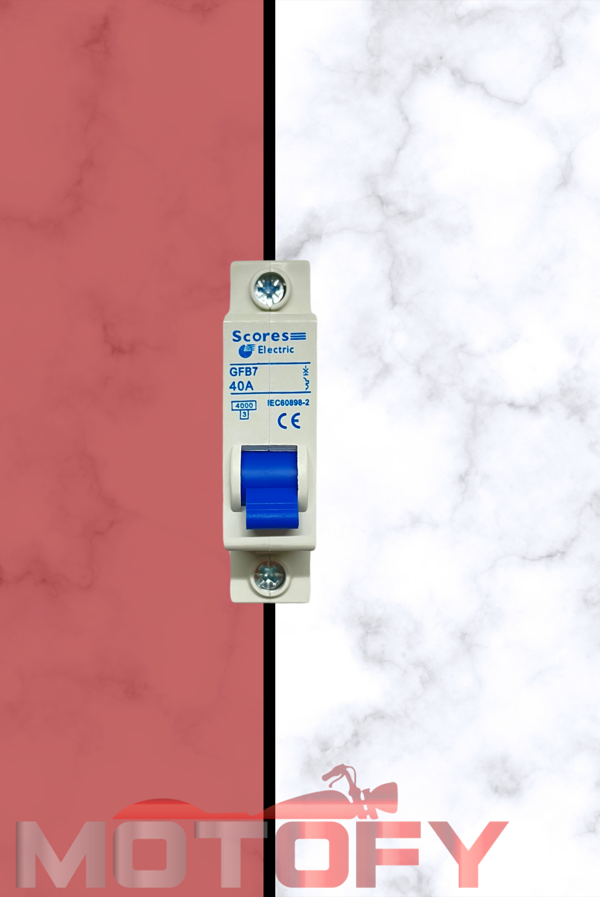 3 Tekerli E-BİKE ELEKTRİKLİ MOTOSİKLET BİSİKLET ENERJİ KESME ANA ŞARTEL 40 AMPER - Image 1