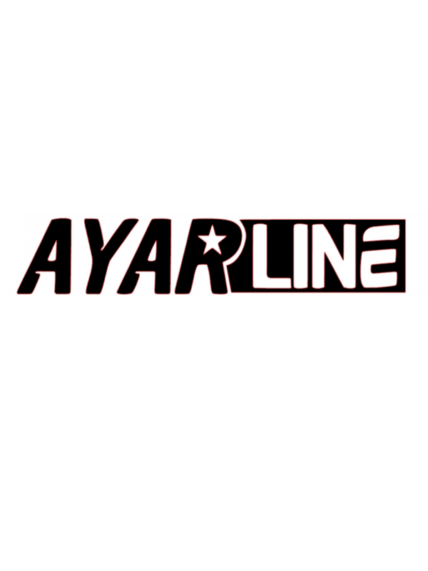AYARLINE 20x4cm SİYAH ETİKET - STİCKER - Image 1