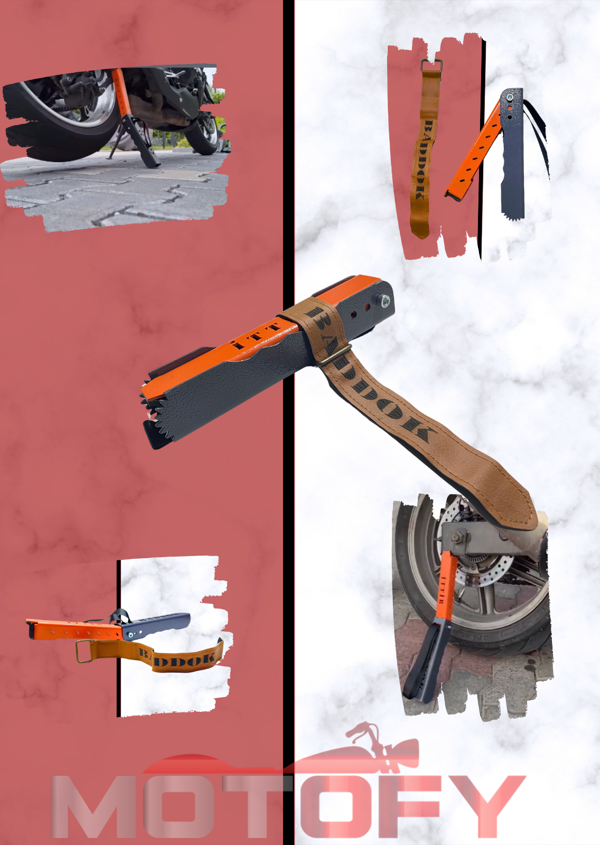 BADDOK İTTİR MOTOSİKLET ZİNCİR BAKIM VE TEMİZLİK SEHPASI - LİFTİ - 130MM ÜSTÜ LASTİK MODELLERİ İÇİN - Image 1