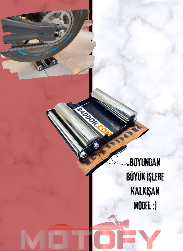 BADDOK RULMAN MOTOSİKLET ZİNCİR BAKIM VE TEMİZLİK SEHPASI - LİFTİ - Image 1