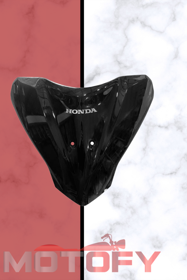 HONDA ACTİVA 125 2023 - 2024 ÖN PANEL GRENAJI ÜÇGEN SİYAH ORİJİNAL - 64200-K0L-D60-ZD - Image 1