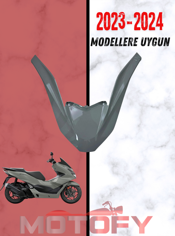 HONDA PCX 125 2023 - 2024 ÖN SİPERLİK V PARÇA NARDO GRİ ORİJİNAL - 64305-K1Z-J10YG - Image 1