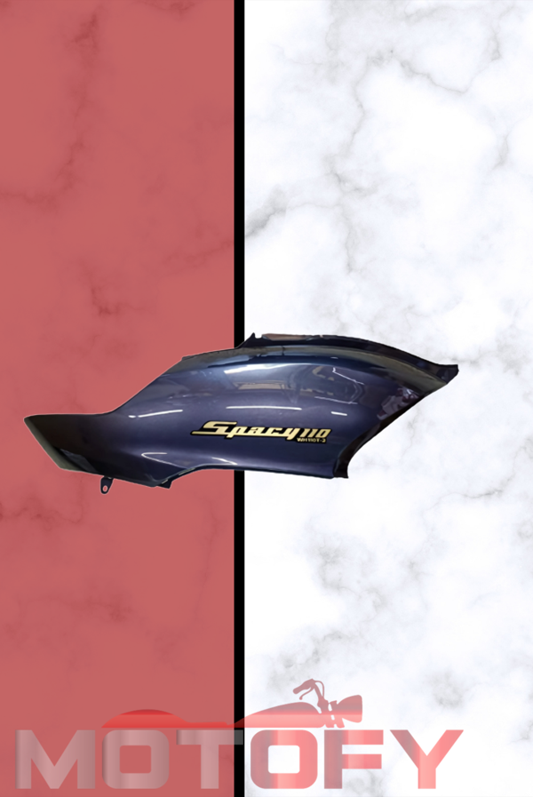 HONDA SPACY 110 SELE ALTI YAN GRENAJ KAPAĞI SAĞ MAVİ OEM - Image 1