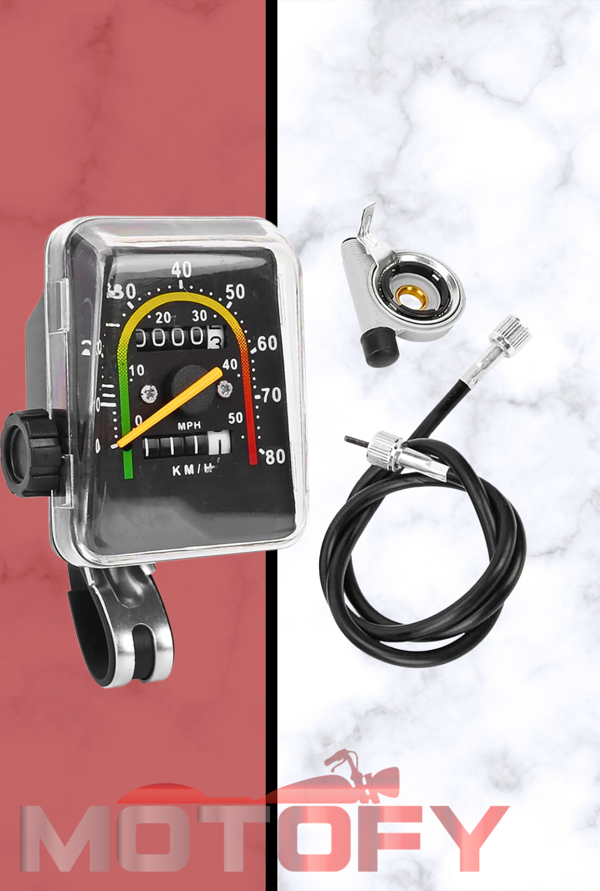 BİSİKLET KİLOMETRE SAATİ - TELİ VE REDÜKTÖRÜ KOMPLE TAKIM - Image 1