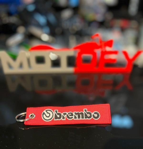 BREMBO ÖRME KUMAŞ DOKUMA ANAHTARLIK - Image 1