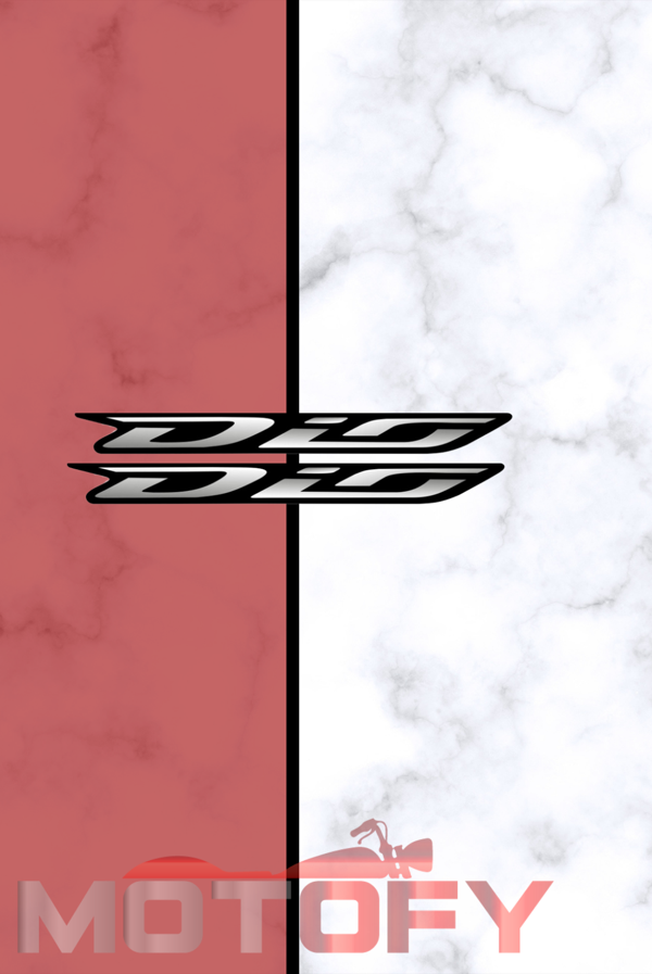 Honda Dio 2021-2022 Sticker Set Yan Sele Altı Grenaj Model  - Image 1