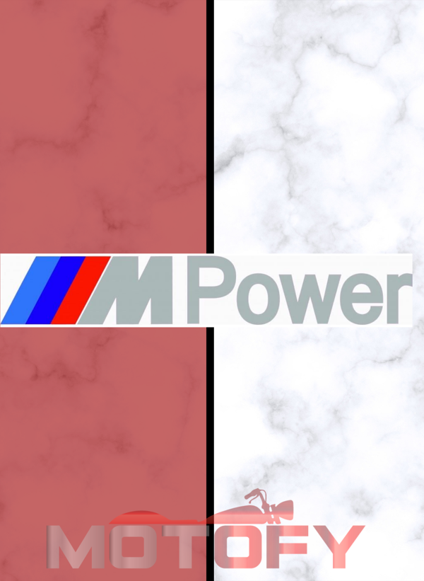 M POWER 6,5X40CM GRİ STİCKER - ETİKET - Image 1
