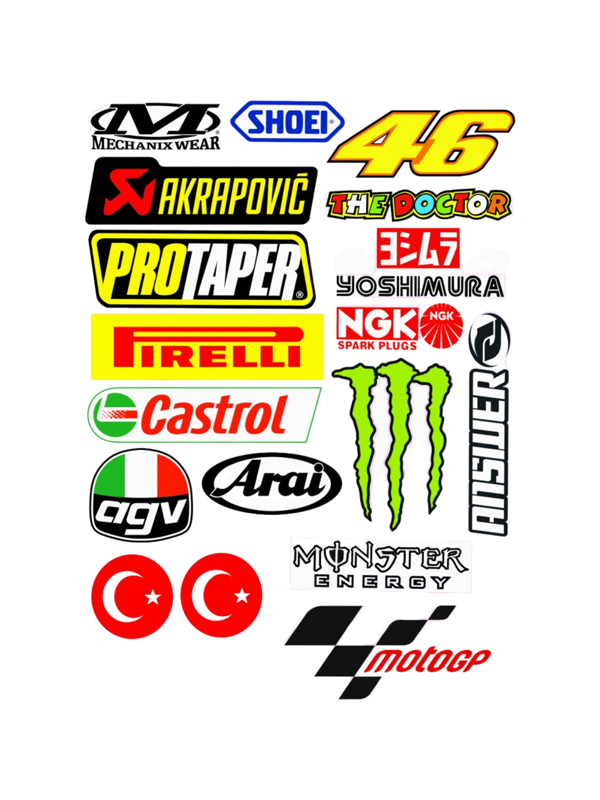 MOTORSİKLET MARKA A4 STİCKER M-1 - ETİKET - Image 1
