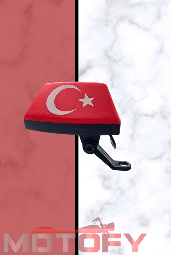 MOTOSİKLET BİSİKLET IŞIKLI FLAŞLI MP3 ÇALAR MULTİMEDYA - USB ŞARJ ÖZELLİKLİ - BLUETOOTH TELEFON GÖRÜŞME ÖZELLİĞİ - Image 1
