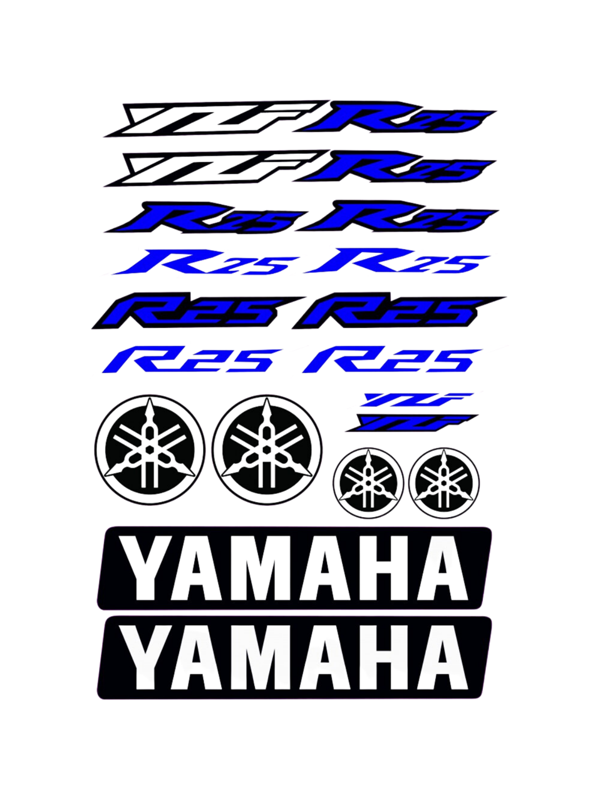 R25 A4 STİCKER SETİ LACİVERT - ETİKET - Image 1