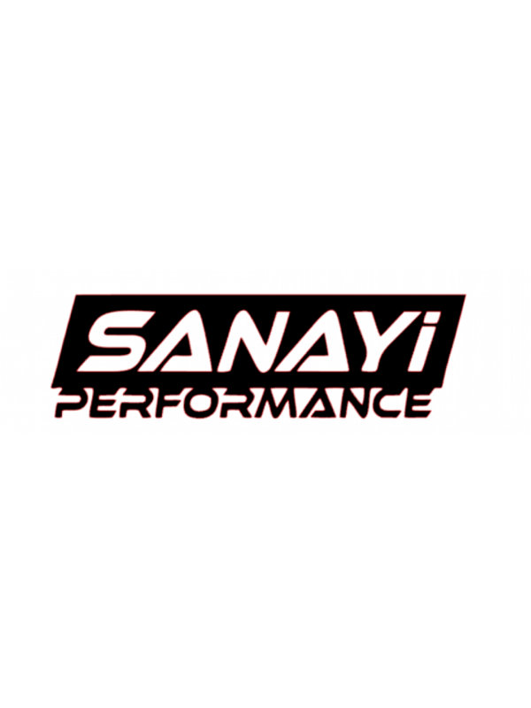 SANAYİ PERFORMANCE SİYAH 20x6cm- ETİKET - STİCKER - Image 1