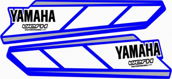 YAMAHA R25 KUYRUK STİCKER YENİ MODEL MAVİ - Image 1