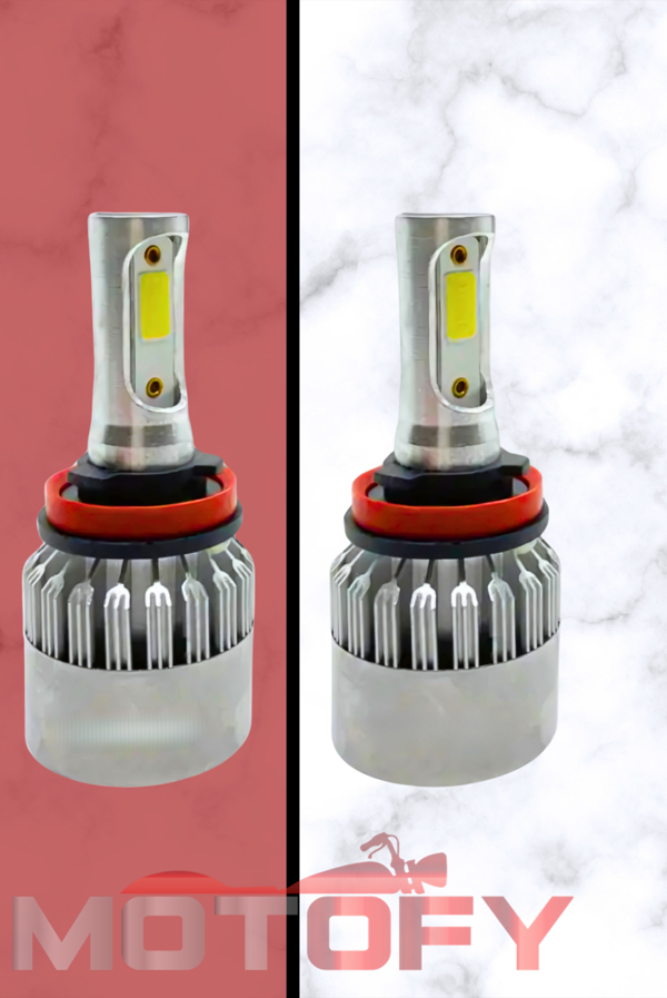 H11 LED FAR AMPÜLÜ TAKIMI BEYAZ 72W 8400 LÜMEN (2 ADET) - Image 1