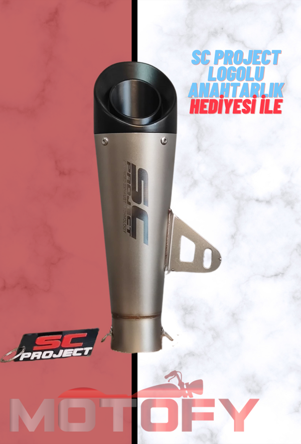 TİTANYUM MODEL SC PROJECT RACİNG PERFORMANS EGZOZU 31,5CM - A KALİTE - Image 1