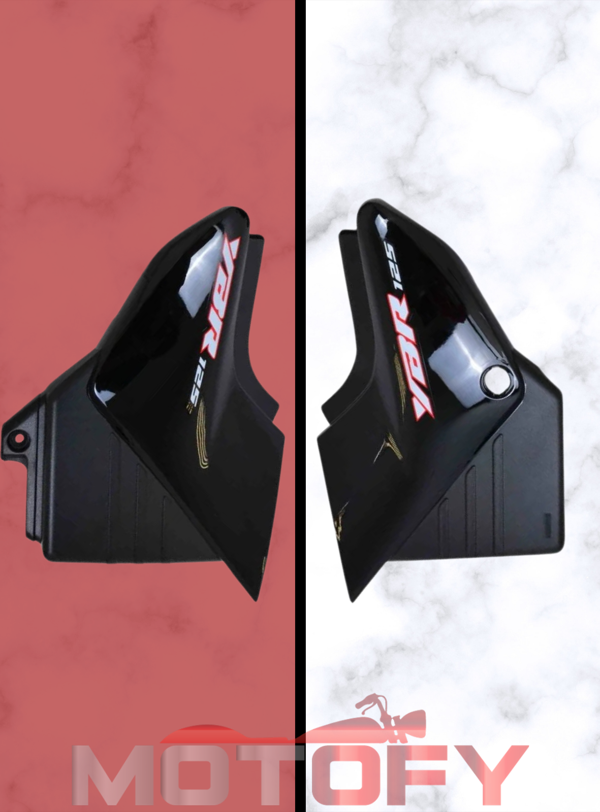 YAMAHA YBR 125 YAN KAPAK TAKIMI SİYAH - Image 1