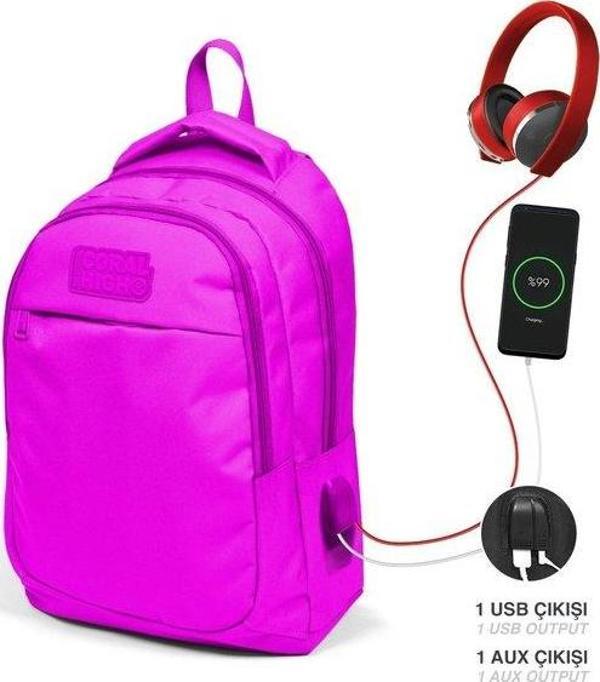 Coral High Sırt Çanta (Usb+Aux Soketli) 24310 - Image 1