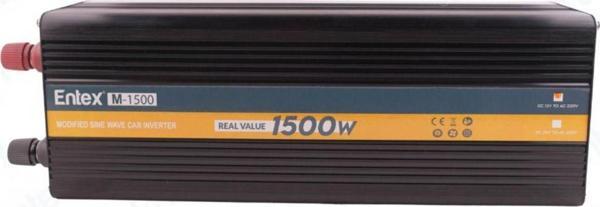 Entex 12V Volt 1.5Kw 1500W Watt Modifiye Sinus İnverter 220 Çevirici İnvertör Dijital Ekranlı Dönüştürücü - Image 1