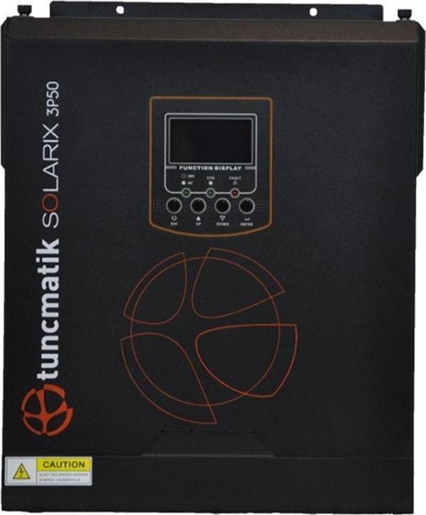 Tunçmatik Solarix 3 Kw 50A Pwm 24 Volt 3000 Watt Akıllı Inverter 220 V Çevirici Invertör - Image 1