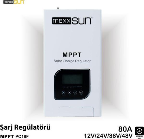 MEXXSUN 80 Amper Mppt Şarj Kontrol Cihazı Mppt Şarj Regülatörü - Image 1