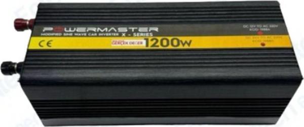 Powermaster 24 V Volt 1200 W Watt Modifiye Sinus İnverter İnvertör 24-220 V Çevirici Dönüştürücü Dijital Ekranlı - Image 1