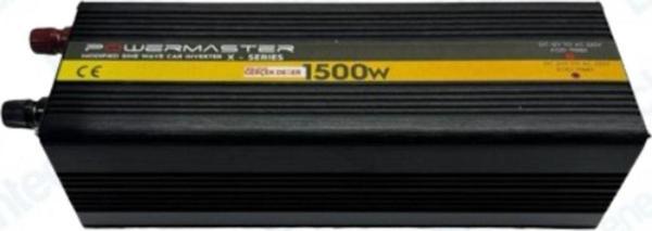 Powermaster 24 V Volt 1500 W Watt Modifiye Sinus İnverter İnvertör 24-220 V Çevirici Dönüştürücü Dijital Ekranlı - Image 1