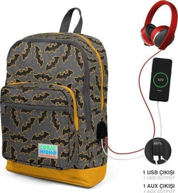 Coral High Sırt Çanta (Usb+Aux Soketli) 23821 - Image 1