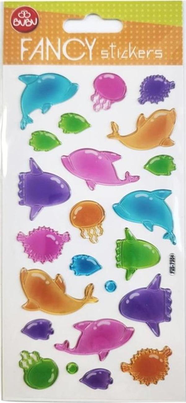 Bu-Bu Damla Sticker Funcy Deniz Hayvanları 9x20 PUS-7304 - Image 1