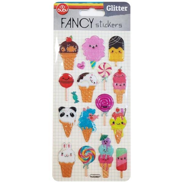 Bu-Bu Damla Sticker Glitter Dondurma 9x20 PUS-6601 - Image 1