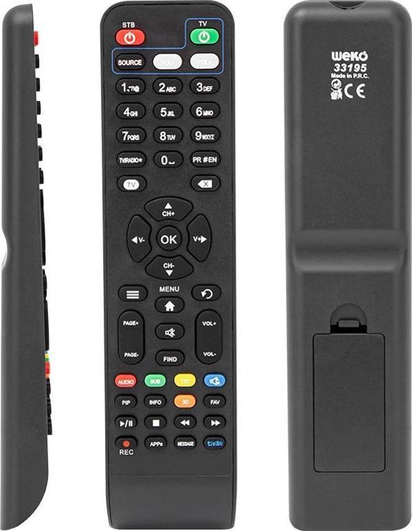 WEKO KR NEXT PANDORA TİVİBU UYDU KUMANDASI (NEXT UK-905 MUADİLİ) - Image 1