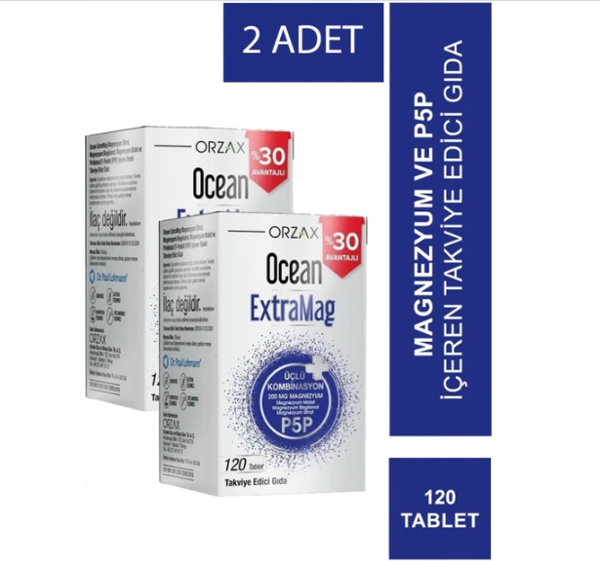 Ocean Extramag 120 Tablet x2 Adet - Image 1