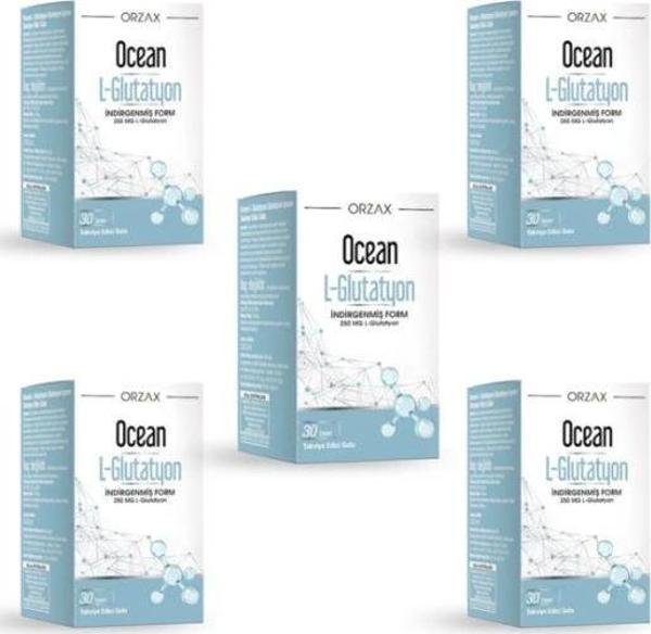 Ocean L-glutatyon 250 mg 30 Tablet x 5 Adet - Image 1