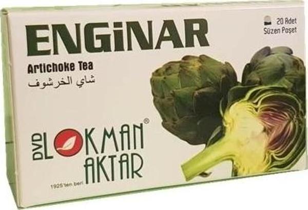 Lokman Aktar Enginar Çayı Süzen Poşet 20 x 2 G - Image 1