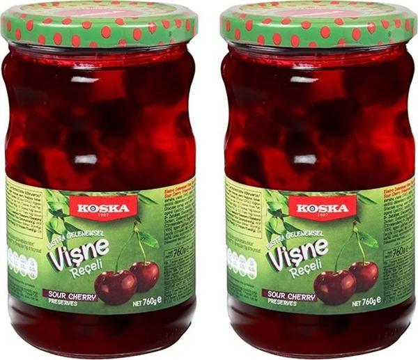 Koska Vişne Reçeli 760 gr Ekstra Geleneksel x 2 Adet - Image 1