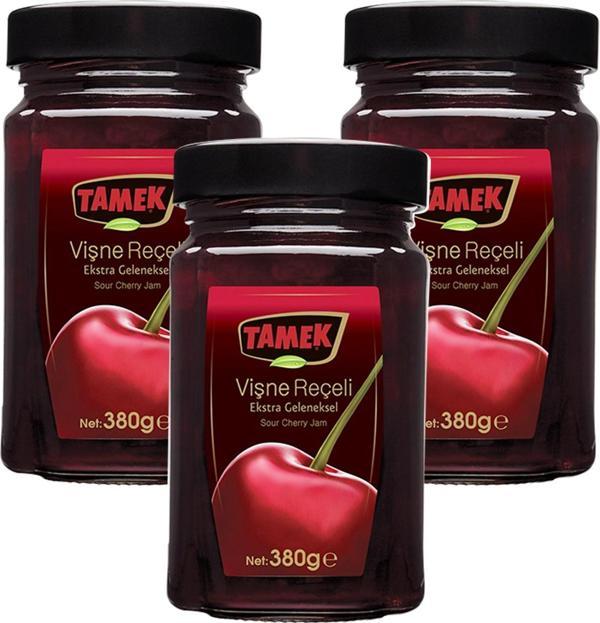 Tamek Vişne Reçeli 380 gr Ekstra Geleneksel x 3 Adet - Image 1