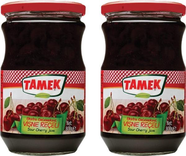 Tamek Vişne Reçeli 800 gr Ekstra Geleneksel x 2 Adet - Image 1